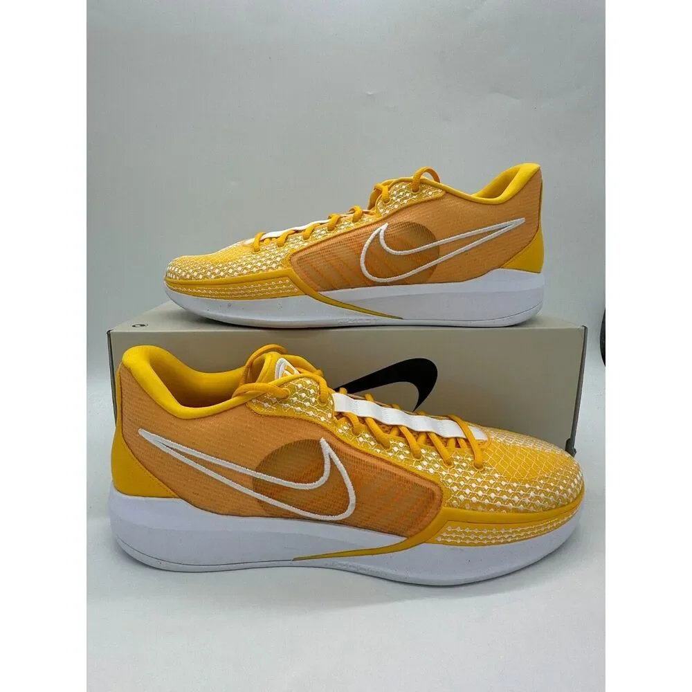 Nike Sabrina 1 Men's Size 16 Yellow White Basketball Shoes FQ3391 700